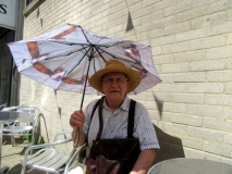 Dad in sun Skipton 160721