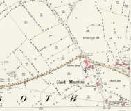 East Marton Village OS 25 1892