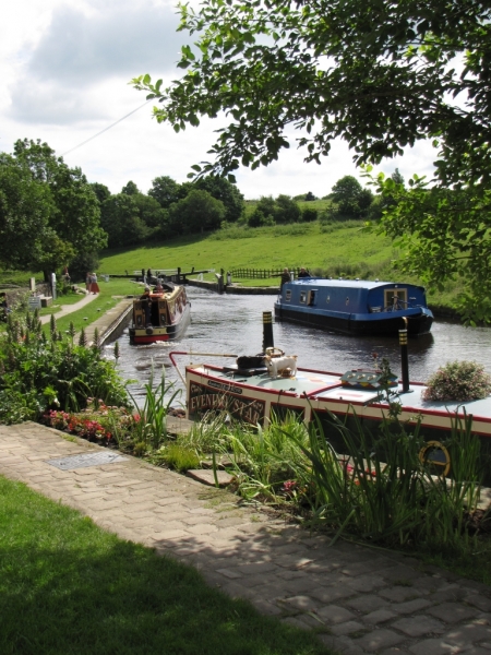 Greenberfield Locks three boats