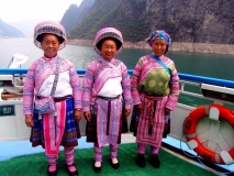 ladies on river cruise