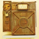 Shilling in slot gas meter