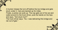 Truck driver joke