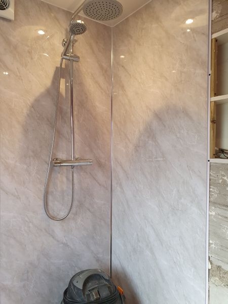 Shower and Cladding