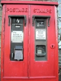 Vintage stamp vending machine