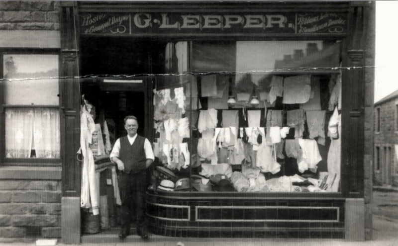 Sainty`s old  shop  Skipton road