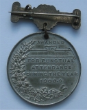 School attendance medal
