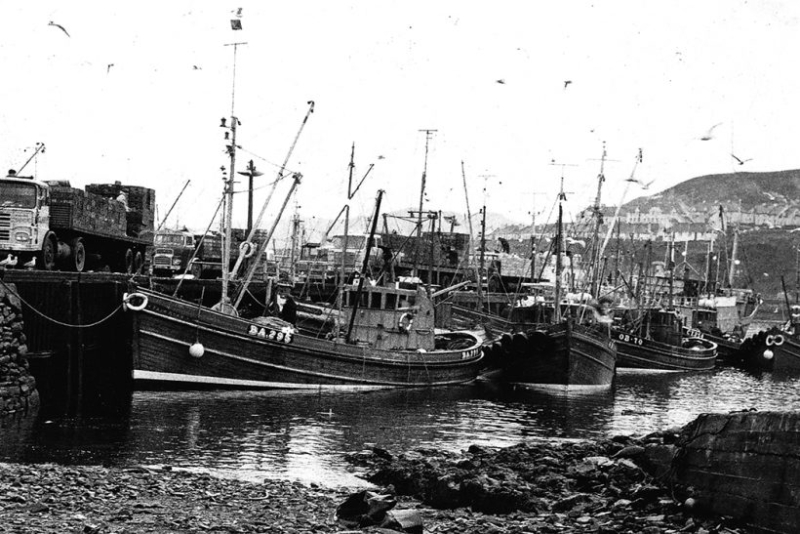 Mallaig Fishing boats 1950