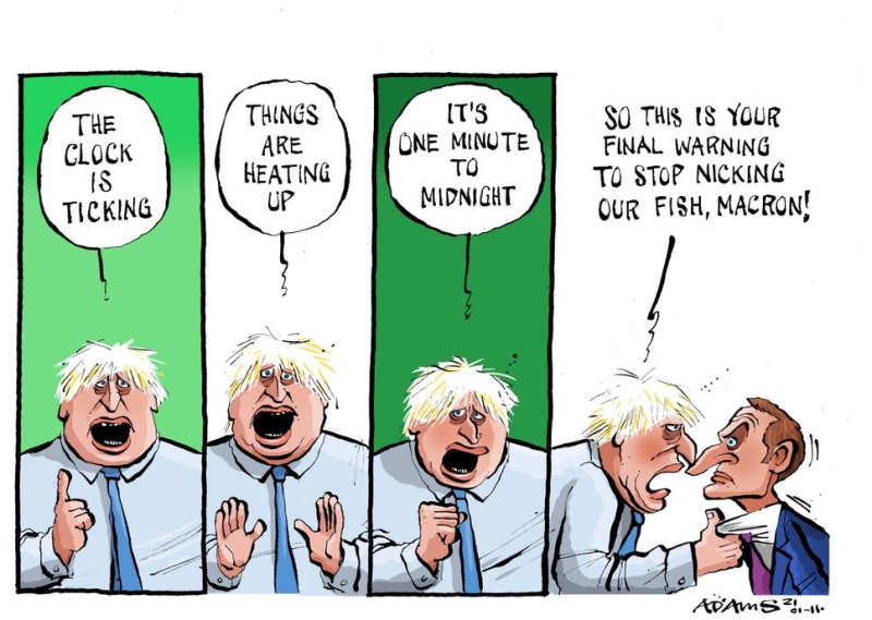 Johnson Macron Fish Cartoon
