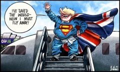Johnson Cop26 Cartoon