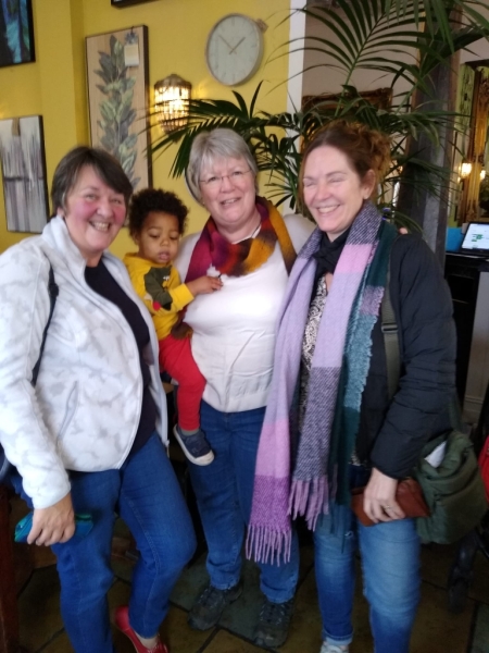 Susan and kahara with Hilary