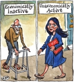 Priti Patel cartoon
