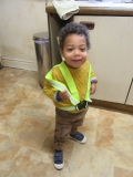 Kahara with high vis vest