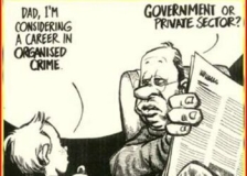 Career in crime cartoon