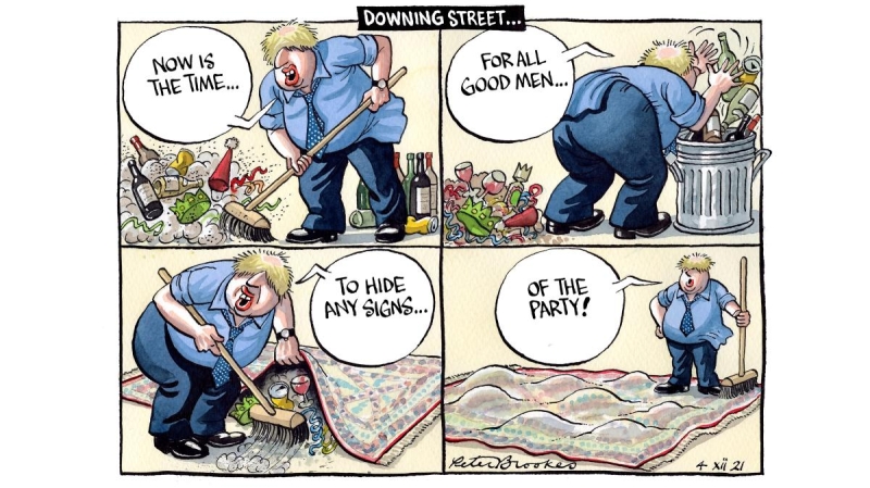 Downing Street party Cartoon 081221