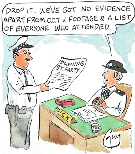 Partygate cartoon Dec 21