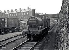 Looking from Barnoldswick Station towards Rainhall Rd