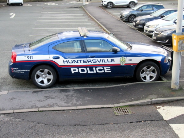Huntersville police car Jan 2022