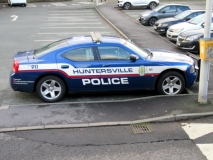 Huntersville police car Jan 2022