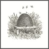 Vintage bee skep