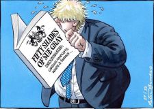 Sue Grey and Boris - a Brookes cartoon from The Times