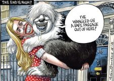 Brookes cartoon in The Times, 28/1/22