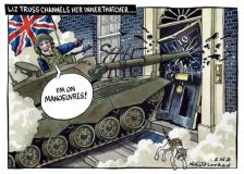 Liz Truss cartoon