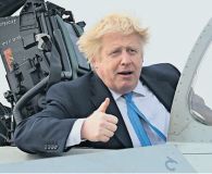 Boris in Typhoon jet