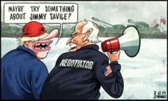 Johhnson Ukraine negotiator cartoon