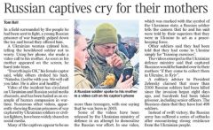 Russian soldiers captured, mothers phoned