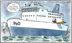P&O cartoon