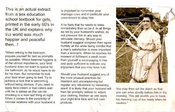 1960 sex advice