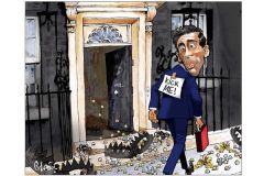 Sunak leadership cartoon