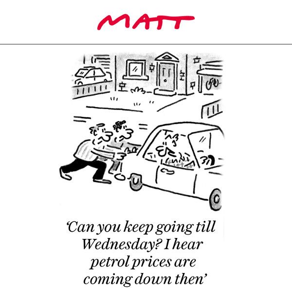 fuel price cartoon