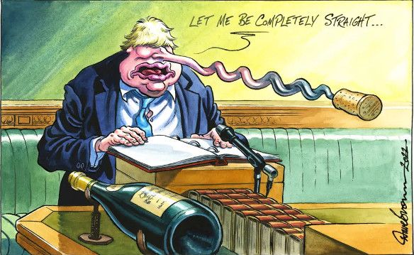 Johnson apology cartoon