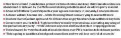 From front page of the `i' newspaper today, 26/4/22