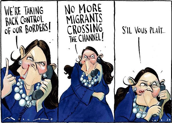 Asylum seekers cartoon 030522