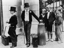 Eton boys and urchins