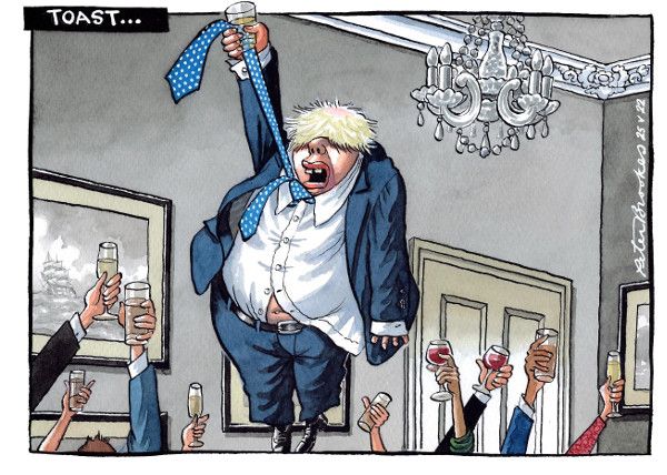 jOHNSON IS TOAST CARTOON