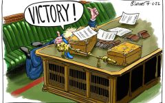 Boris leadership vote cartoon