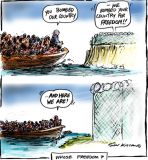 Immigration cartoon June 2022