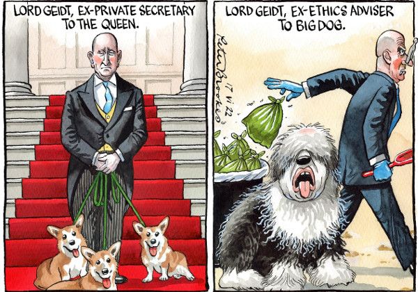 Lord Geidt cartoon