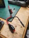 Charging lead, connectors and fuse