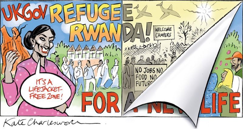 Rwanda summit cartoon