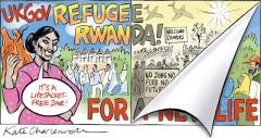 Rwanda summit cartoon