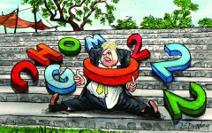 Johnson Rwanda Trip cartoon