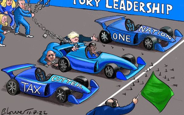 Tory leadership cartoon July 13 2022