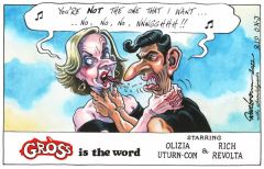 Truss Sunak cartoon