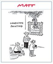 Landscape painting cartoon from Matt