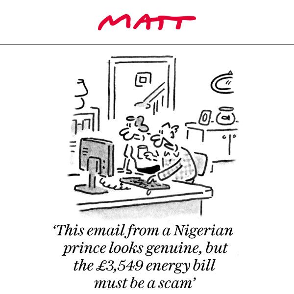 Matt scam cartoon