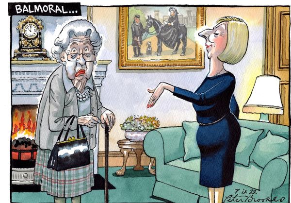 Truss Balmoral Cartoon